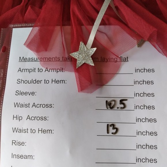 HOST PICK !! Kate Mack s 12 red tulle skirt, Gymboree L sweater silver cardigan - Picture 4 of 9